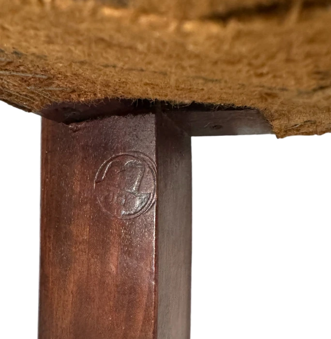 Jac. van den Bosch Arts & Crafts Club Chair for 't Binnenhuis Amsterdam, 1900s